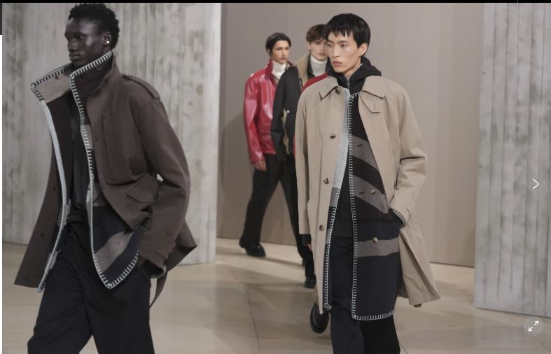 هرمس در مد زمستانی  پاریس 